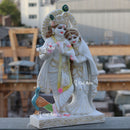 White Marble Ethiopia Radha Krishna Idol | 24 Inch