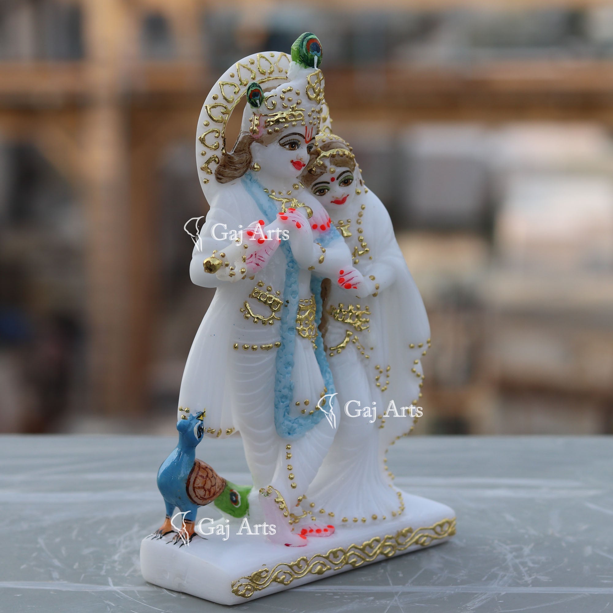 Divine Radha Krishna Idol | 7 Inch