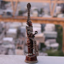 tribal god couple statues 17"