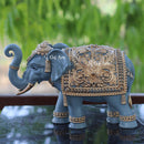 Korean Marble Elephant Statue | 12 Inch