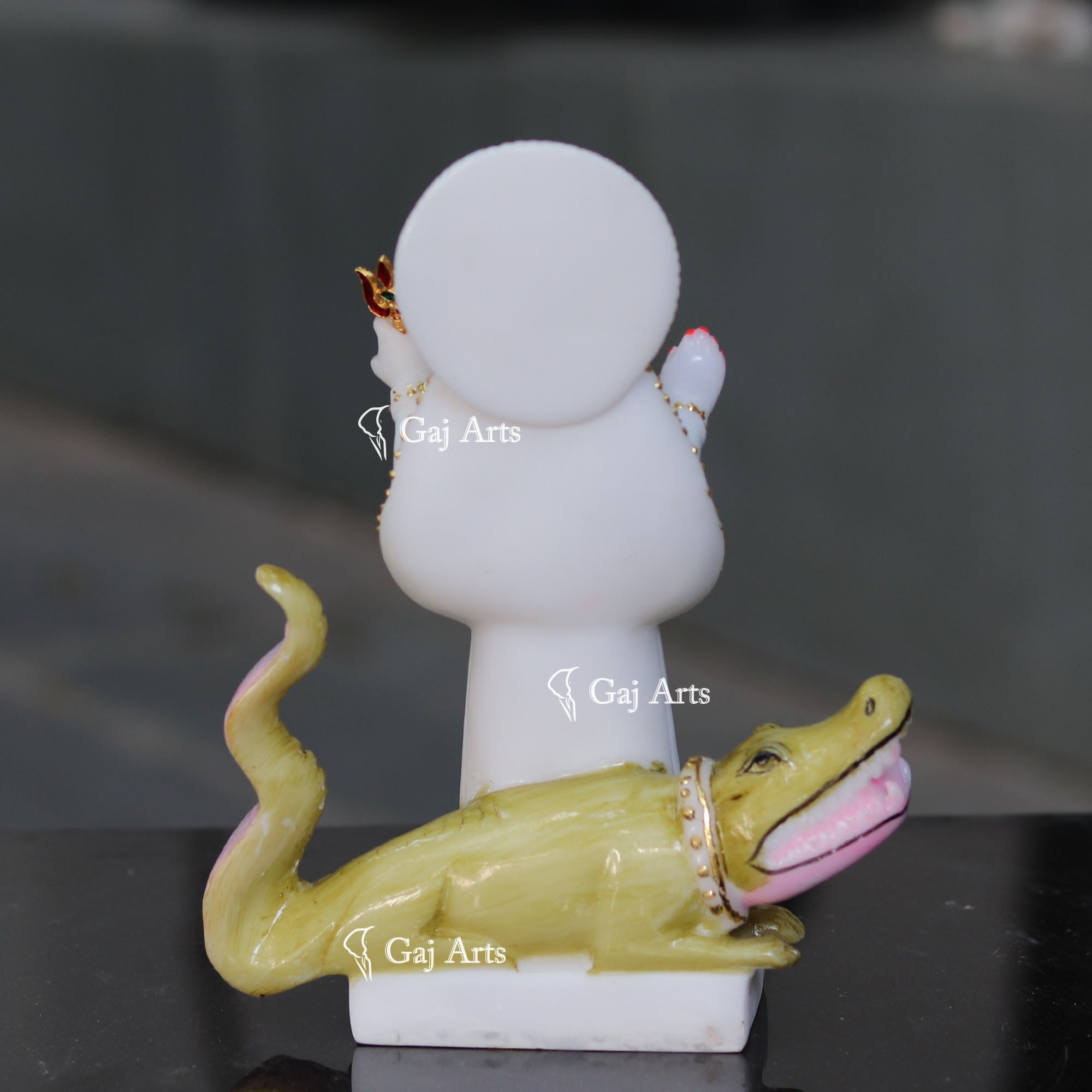 Marble Ethiopia Khodiyar Maa Idol | 9 Inch