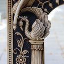 White Marble Jharokha Wall Panel | 60 Inch