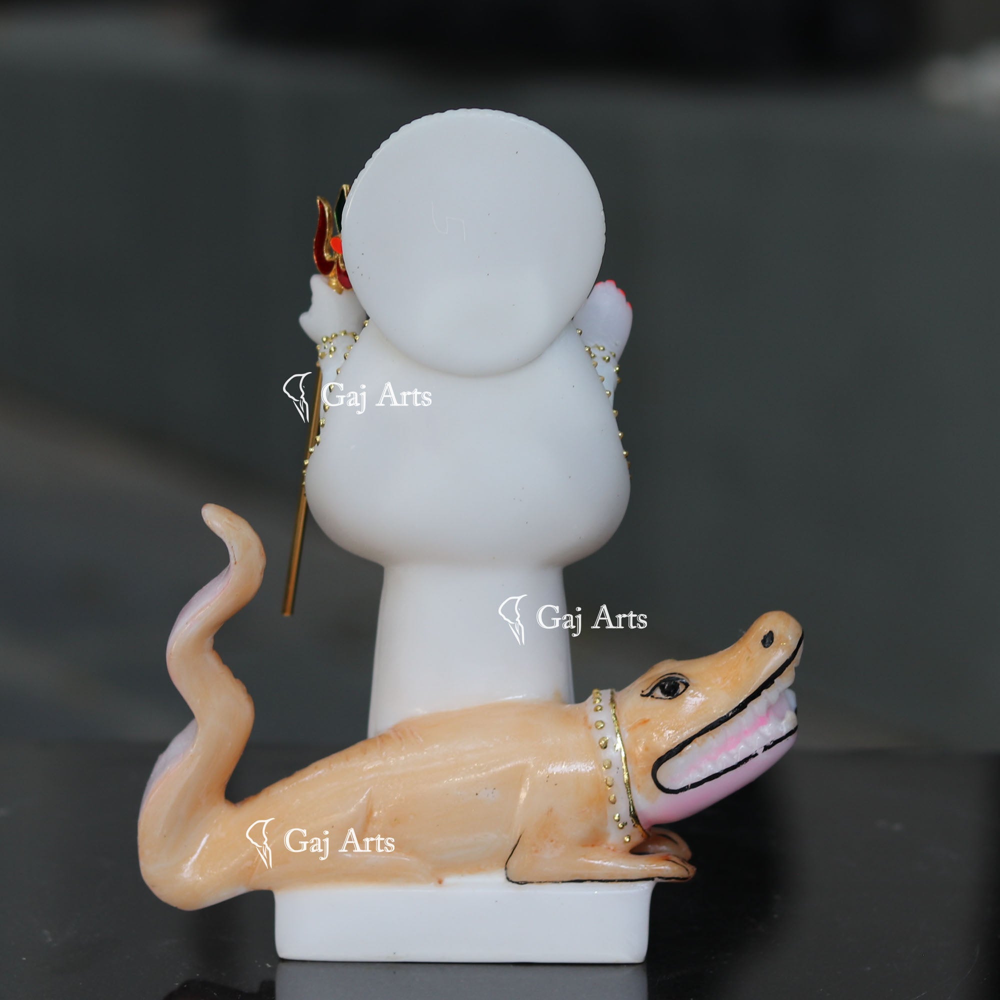 Marble Ethiopia Khodiyar Maa Idol | 9 Inch
