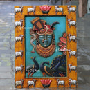 Wooden Shreenath Ji Wall Panel | 48 Inch