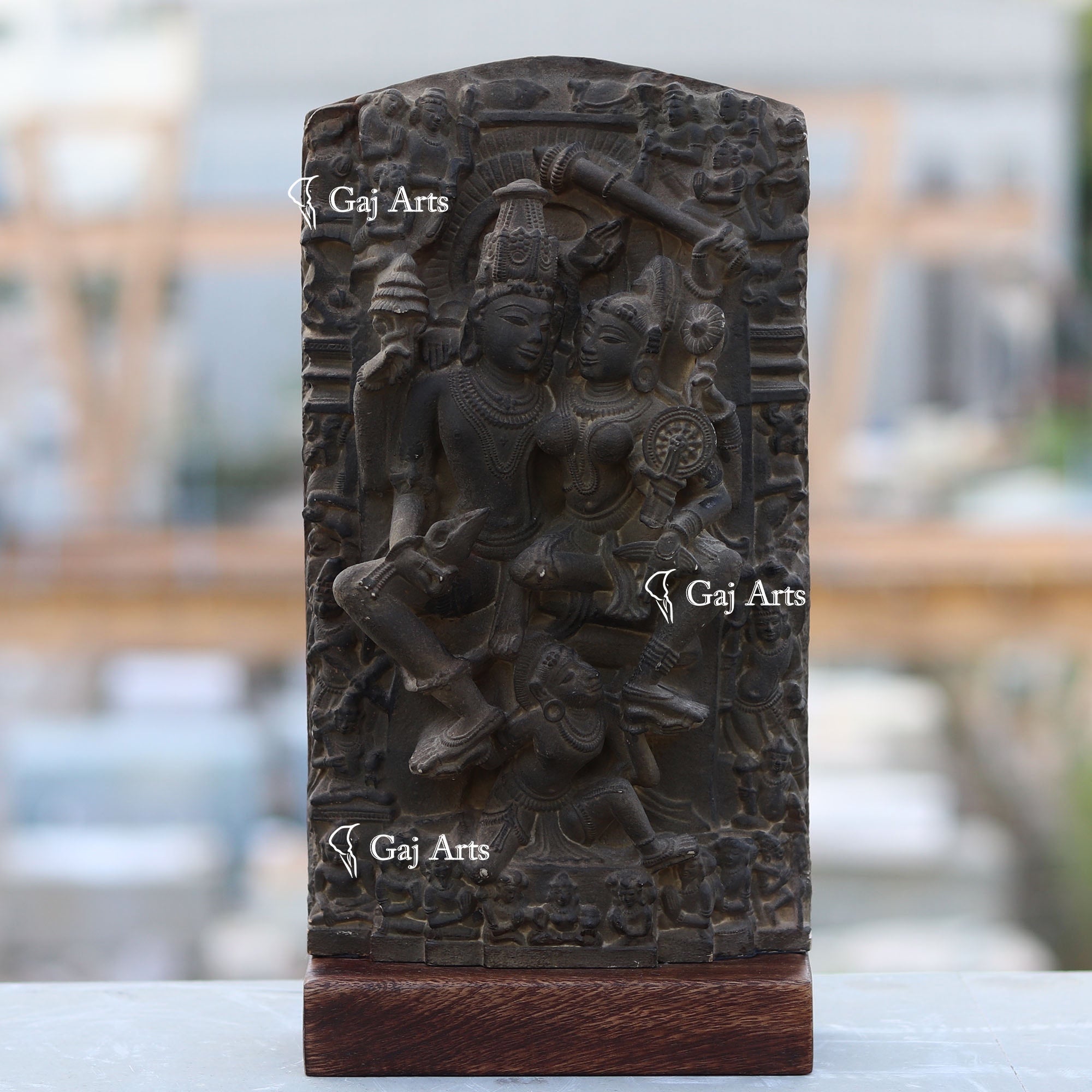 Natural  Quartz Lakshmi Narayan  Murti | 12 Inch