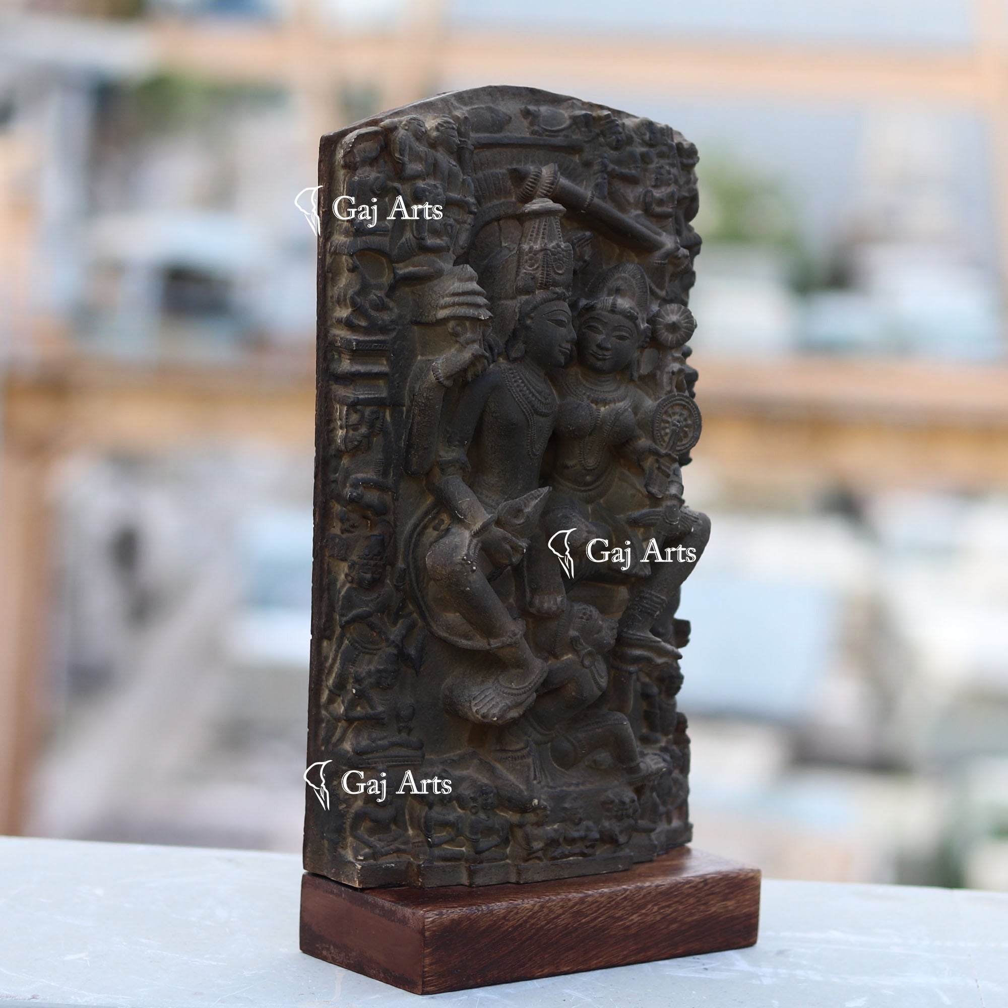 Natural  Quartz Lakshmi Narayan  Murti | 12 Inch