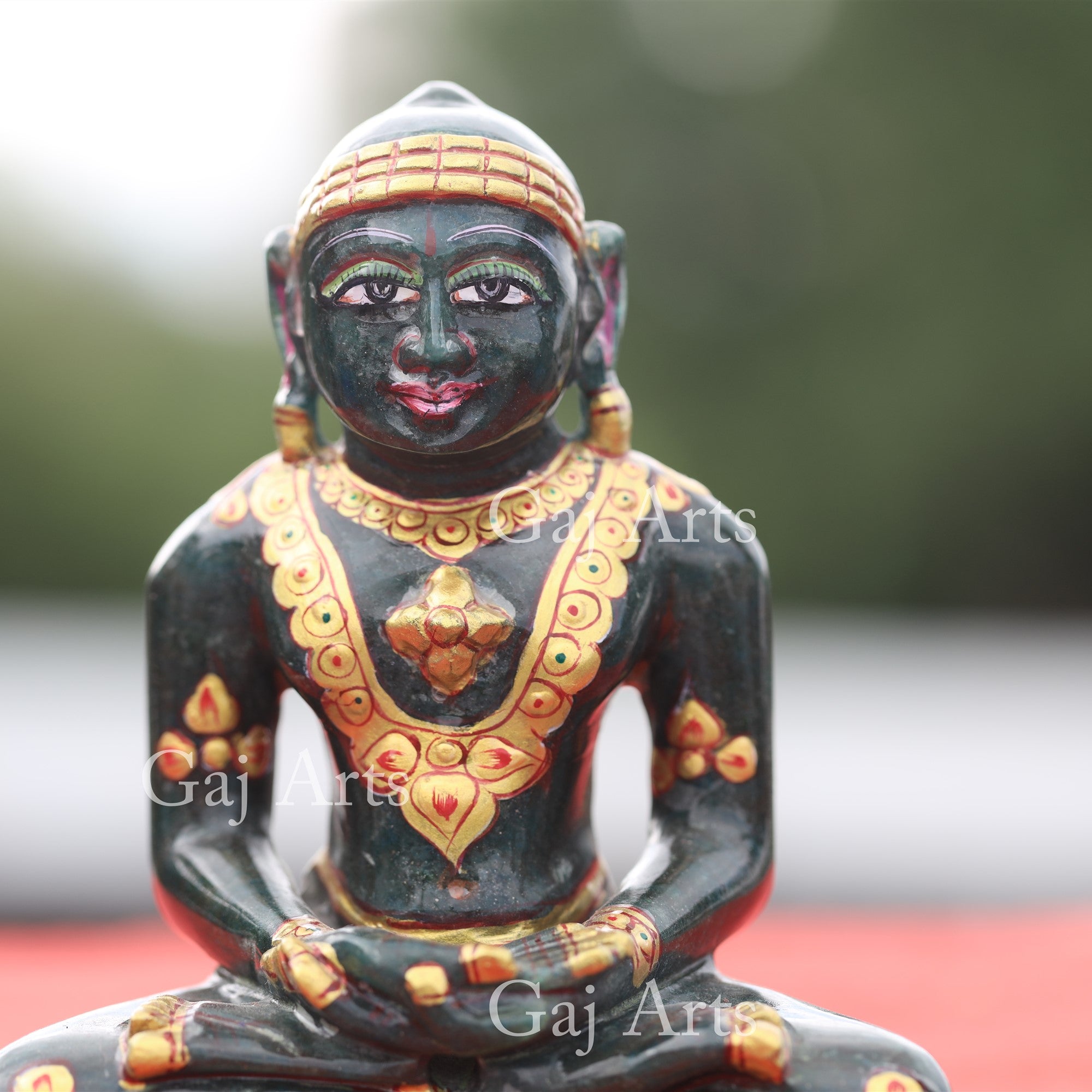 Rajasthan Black Marble Jain Idol | 5 Inch