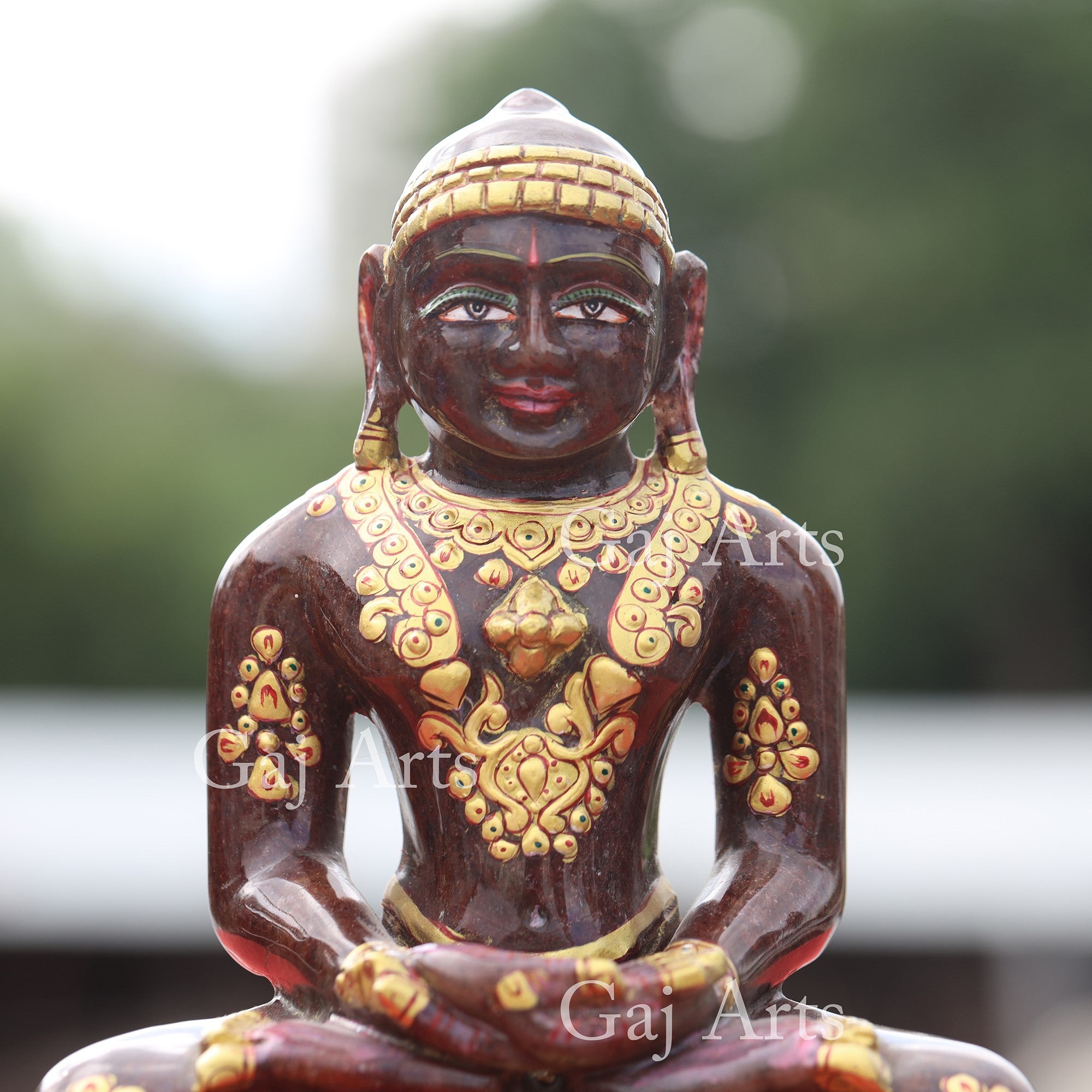 Cola Color Margaj Stone Jain Idol | 7 Inch