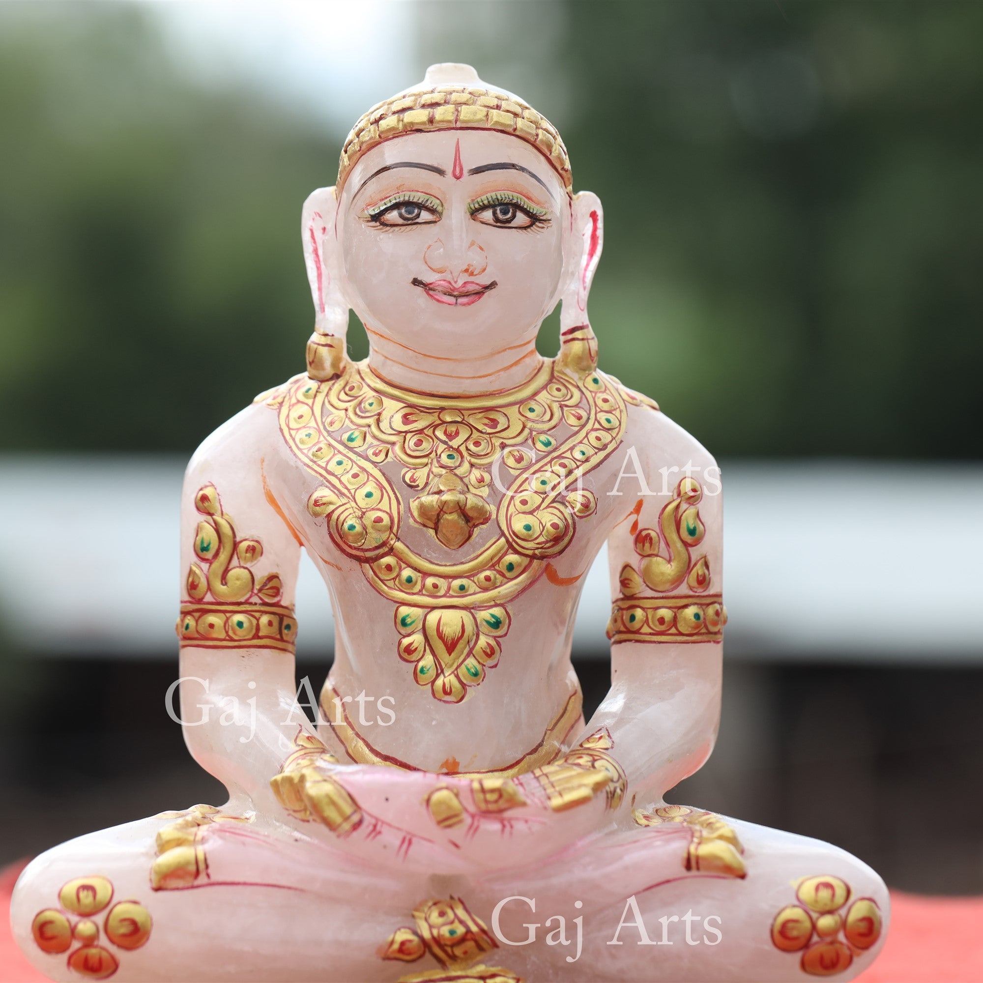 Pink Rose Quartz Jain Idol | 7 Inch