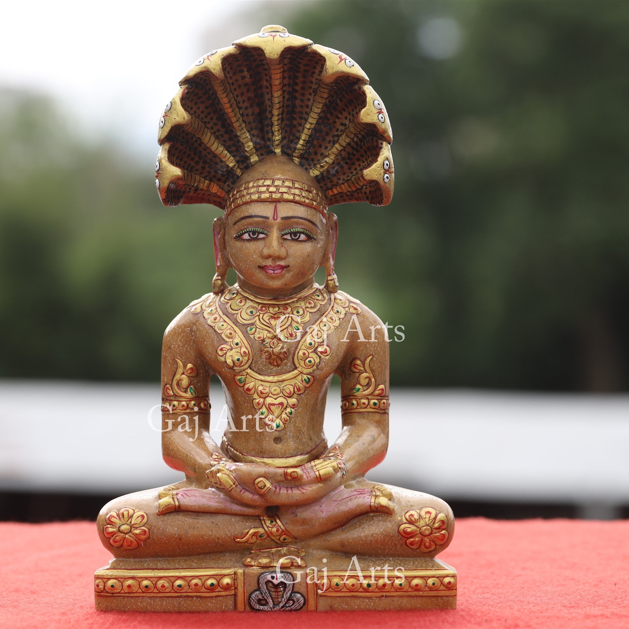 Margaj Stone Parshwanath Ji Idol | 9 Inch