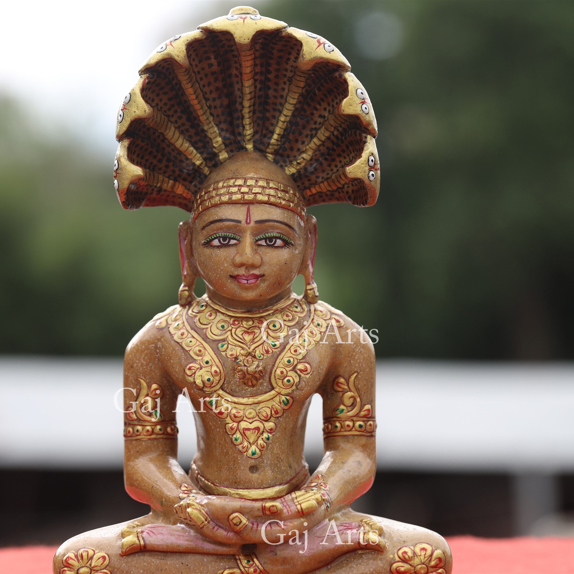 Margaj Stone Parshwanath Ji Idol | 9 Inch