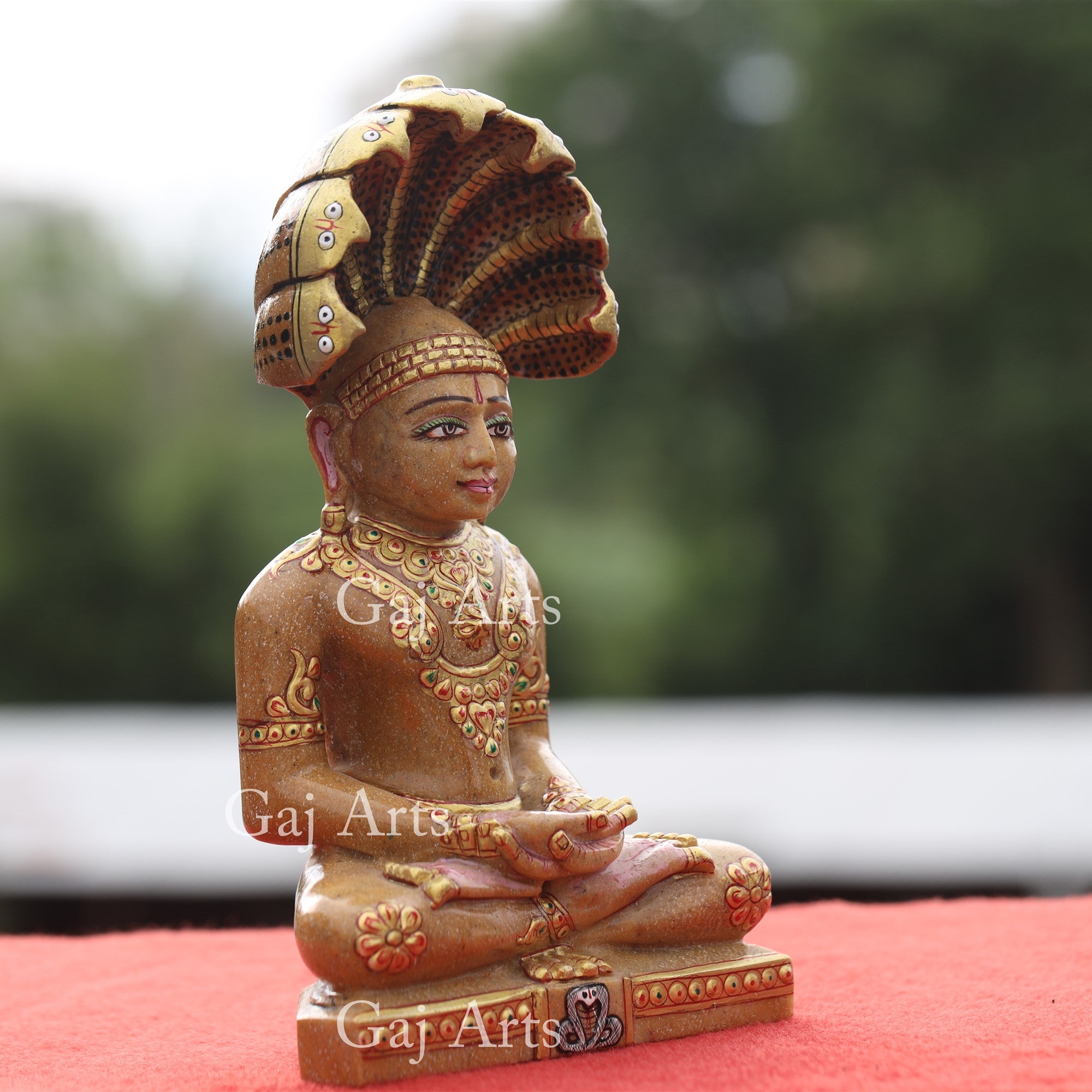 Margaj Stone Parshwanath Ji Idol | 9 Inch