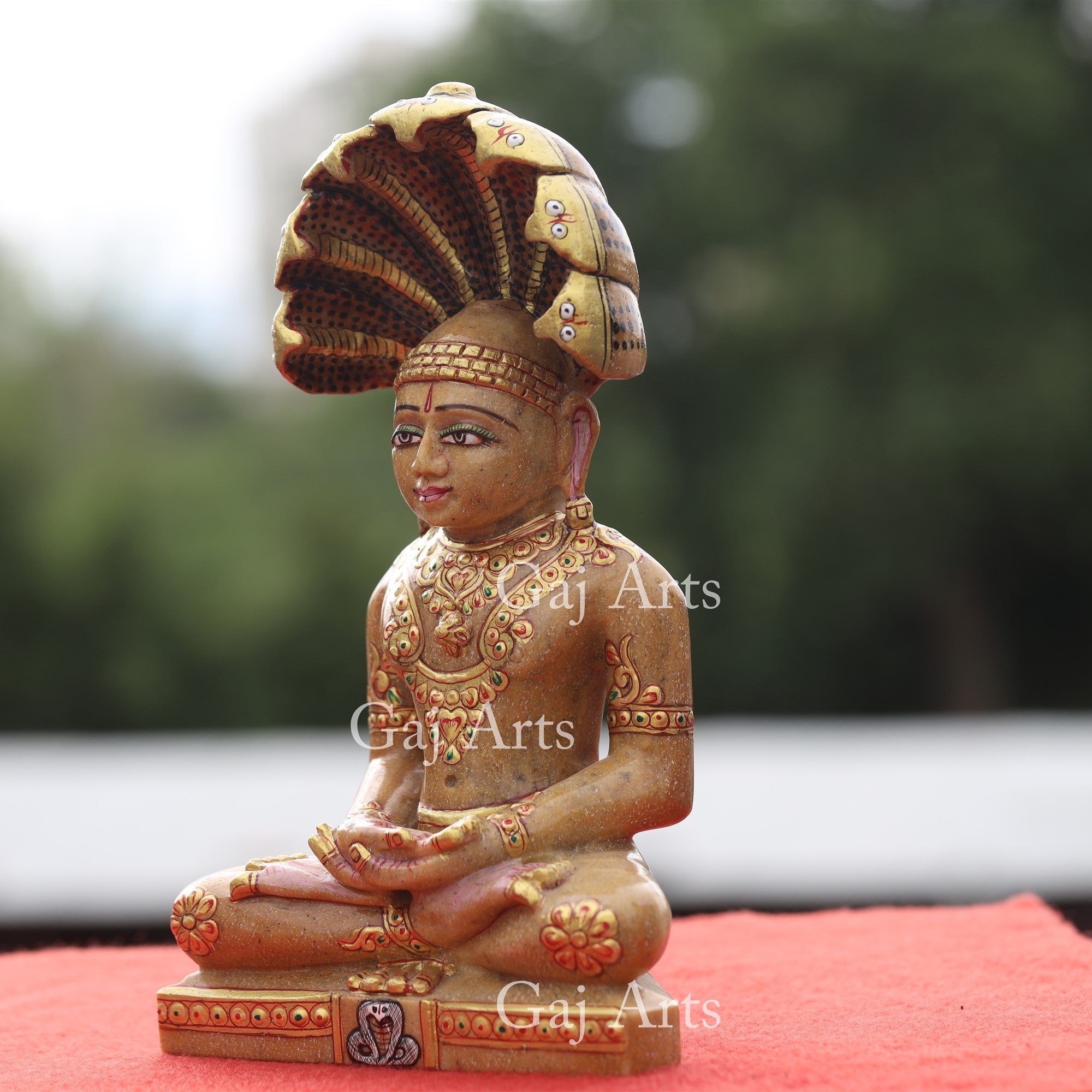 Margaj Stone Parshwanath Ji Idol | 9 Inch