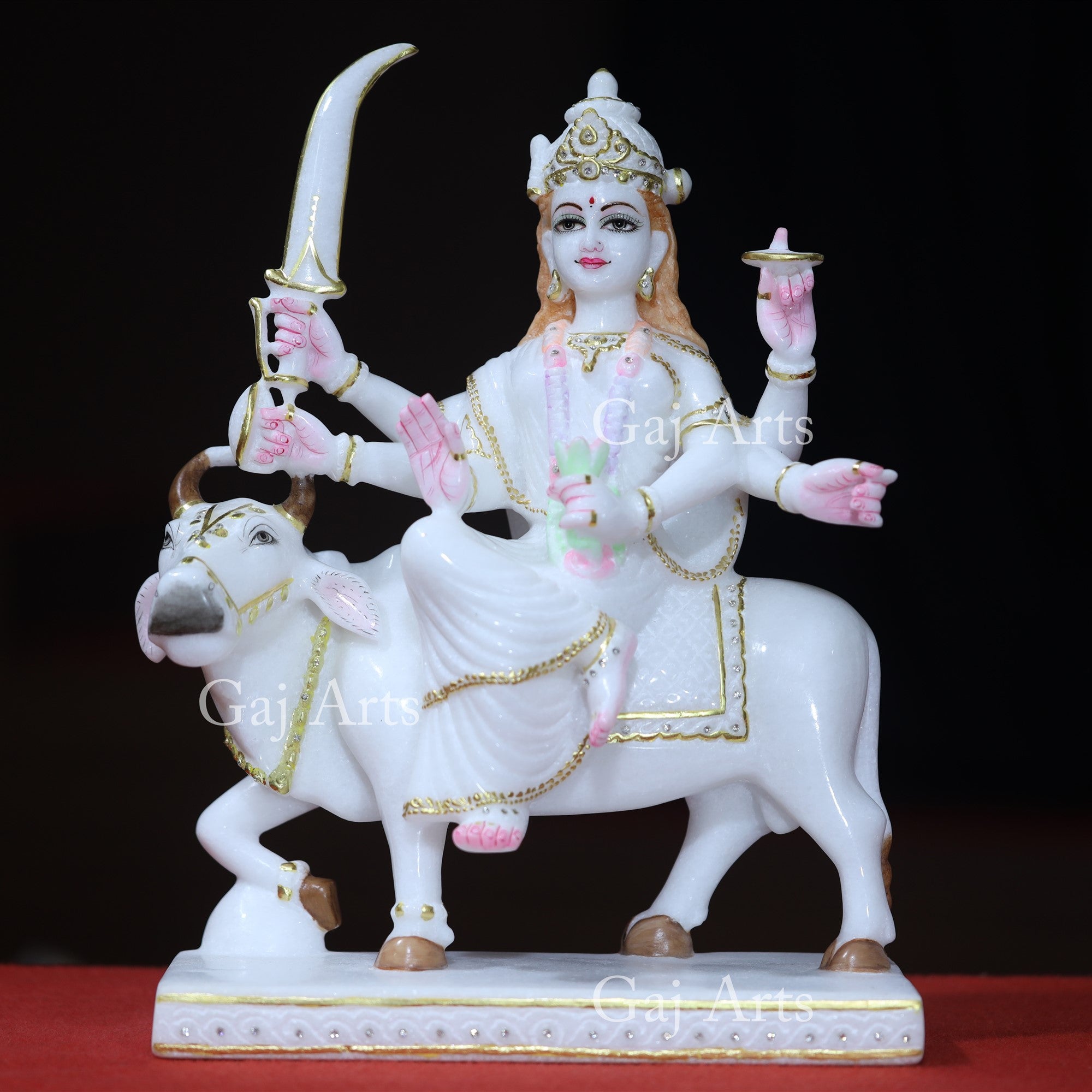Makrana Marble Umiya Maa Idol | 15 Inch
