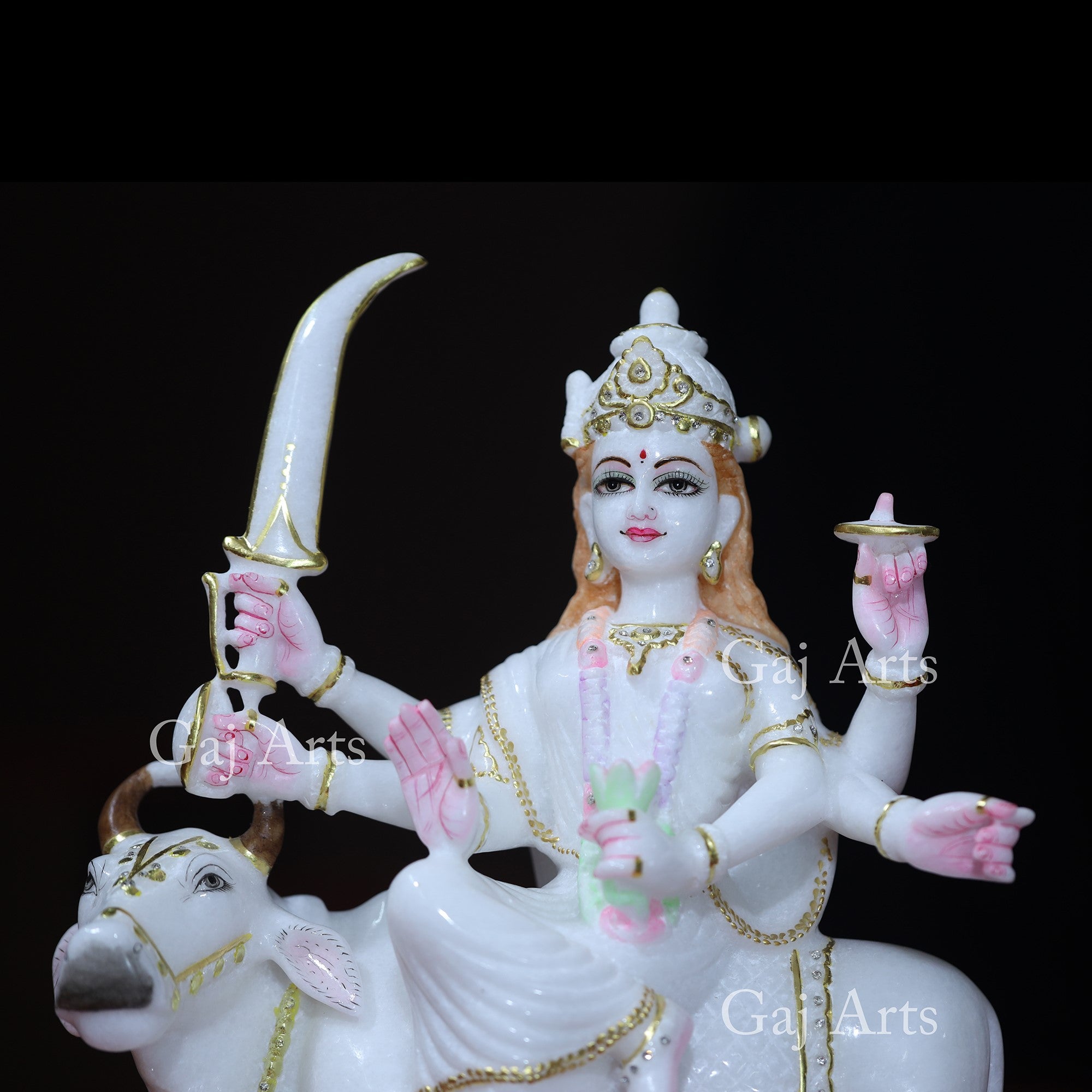 Makrana Marble Umiya Maa Idol | 15 Inch