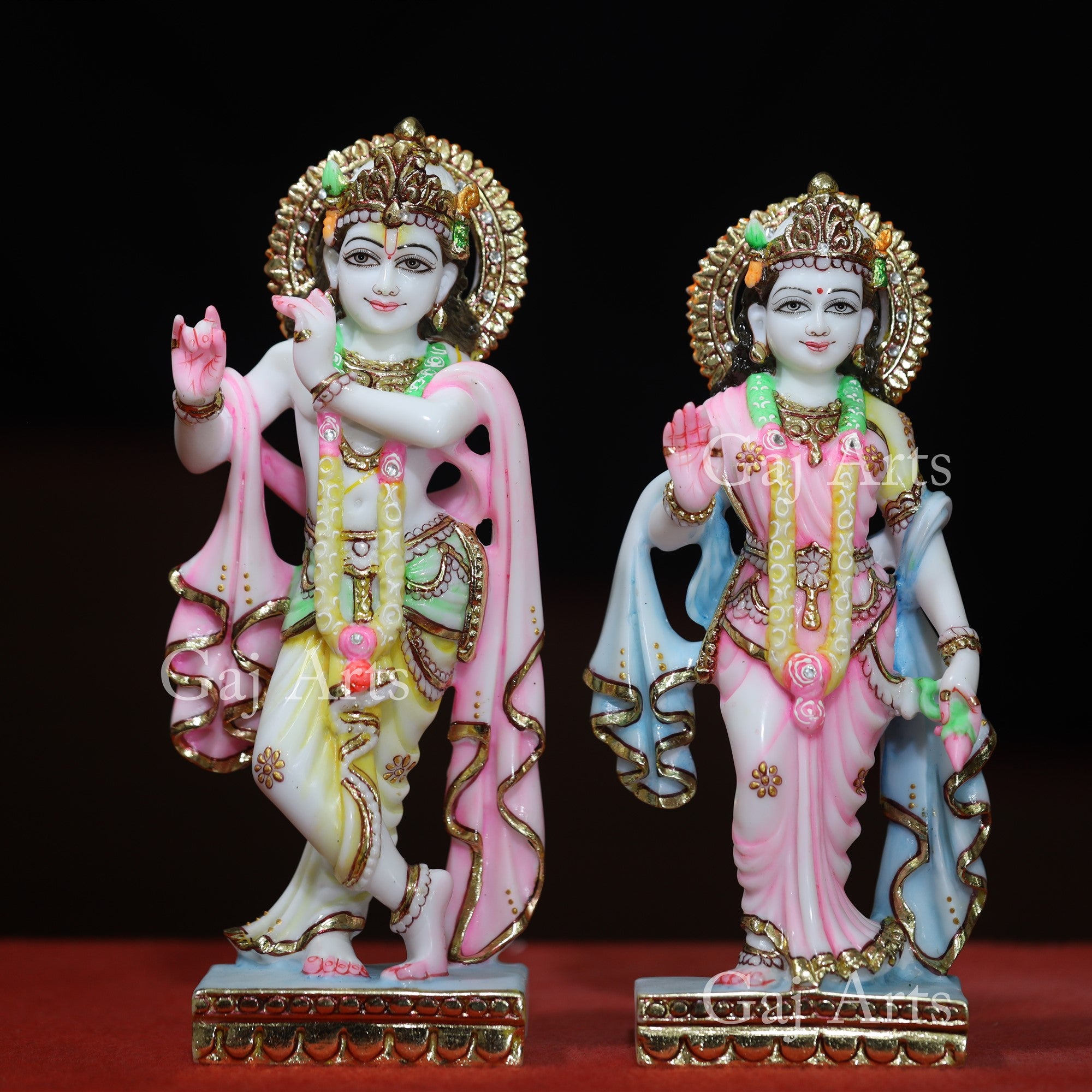 Marble Radha Krishna Idol | 12 Inch