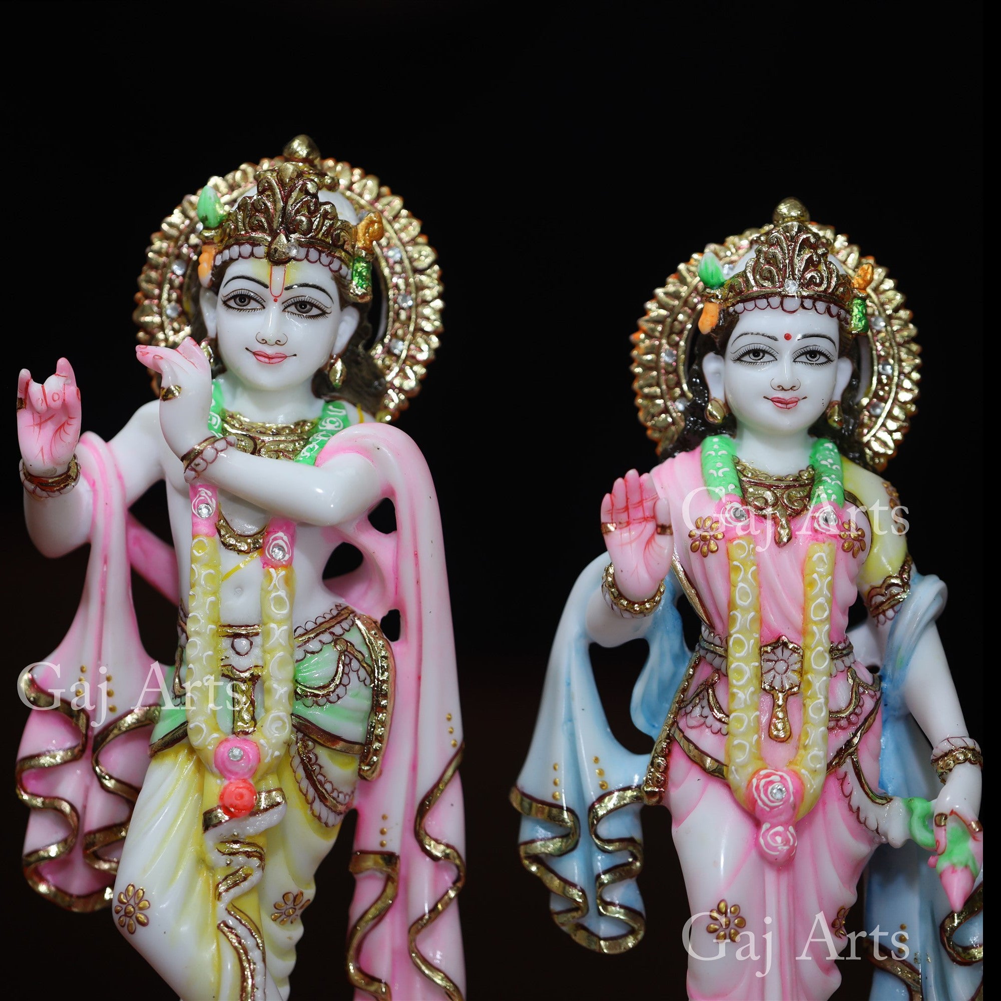 Marble Radha Krishna Idol | 12 Inch