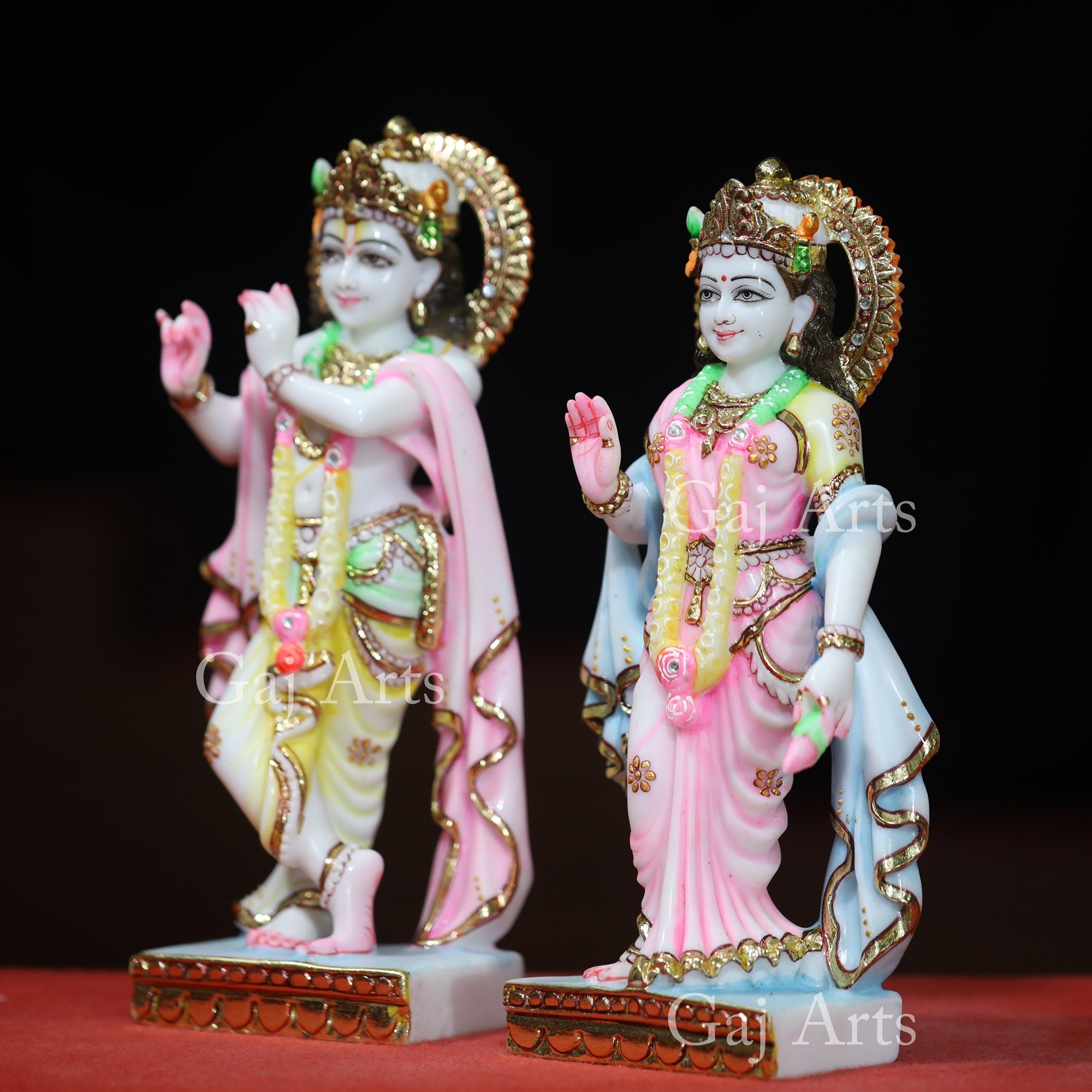 Marble Radha Krishna Idol | 12 Inch