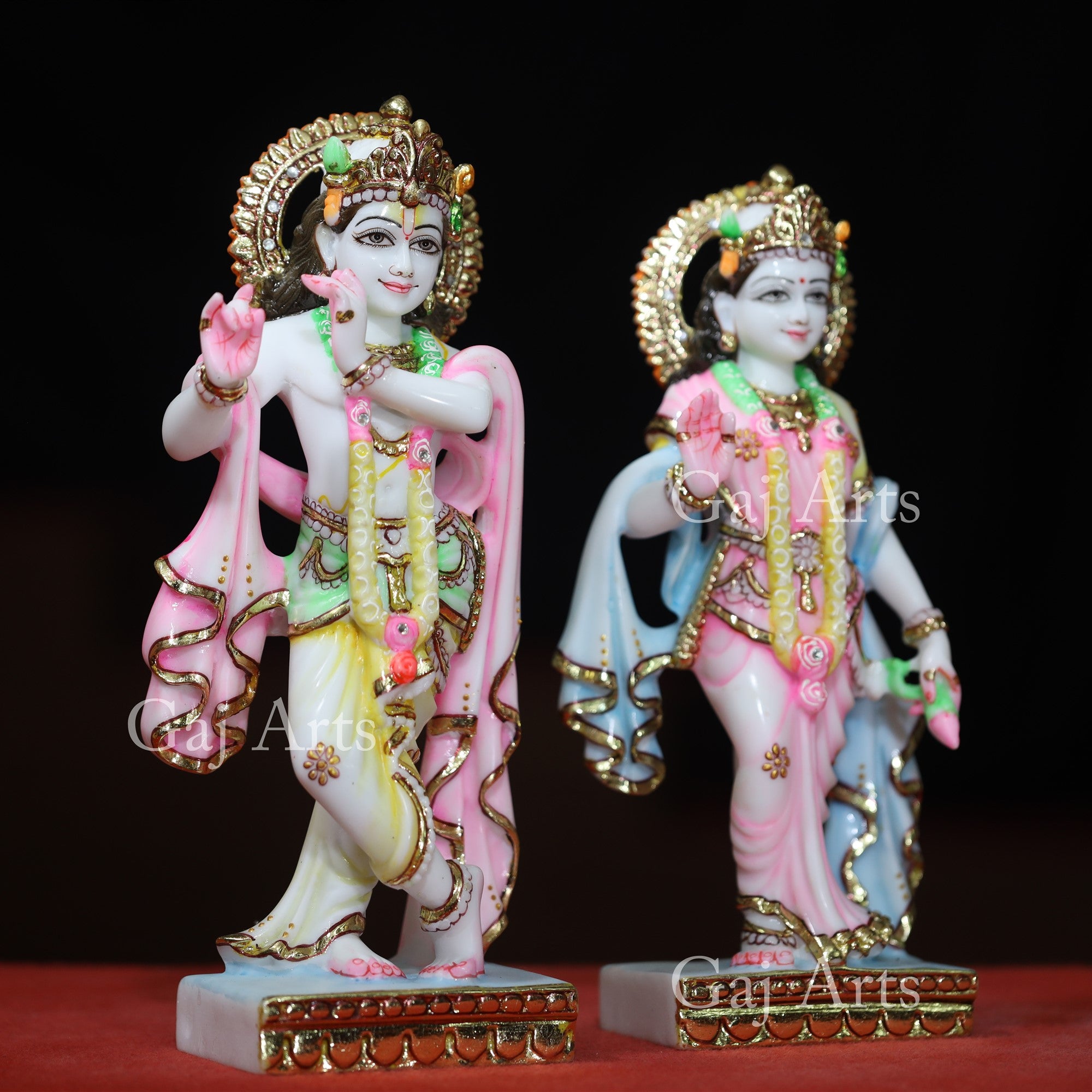 Marble Radha Krishna Idol | 12 Inch