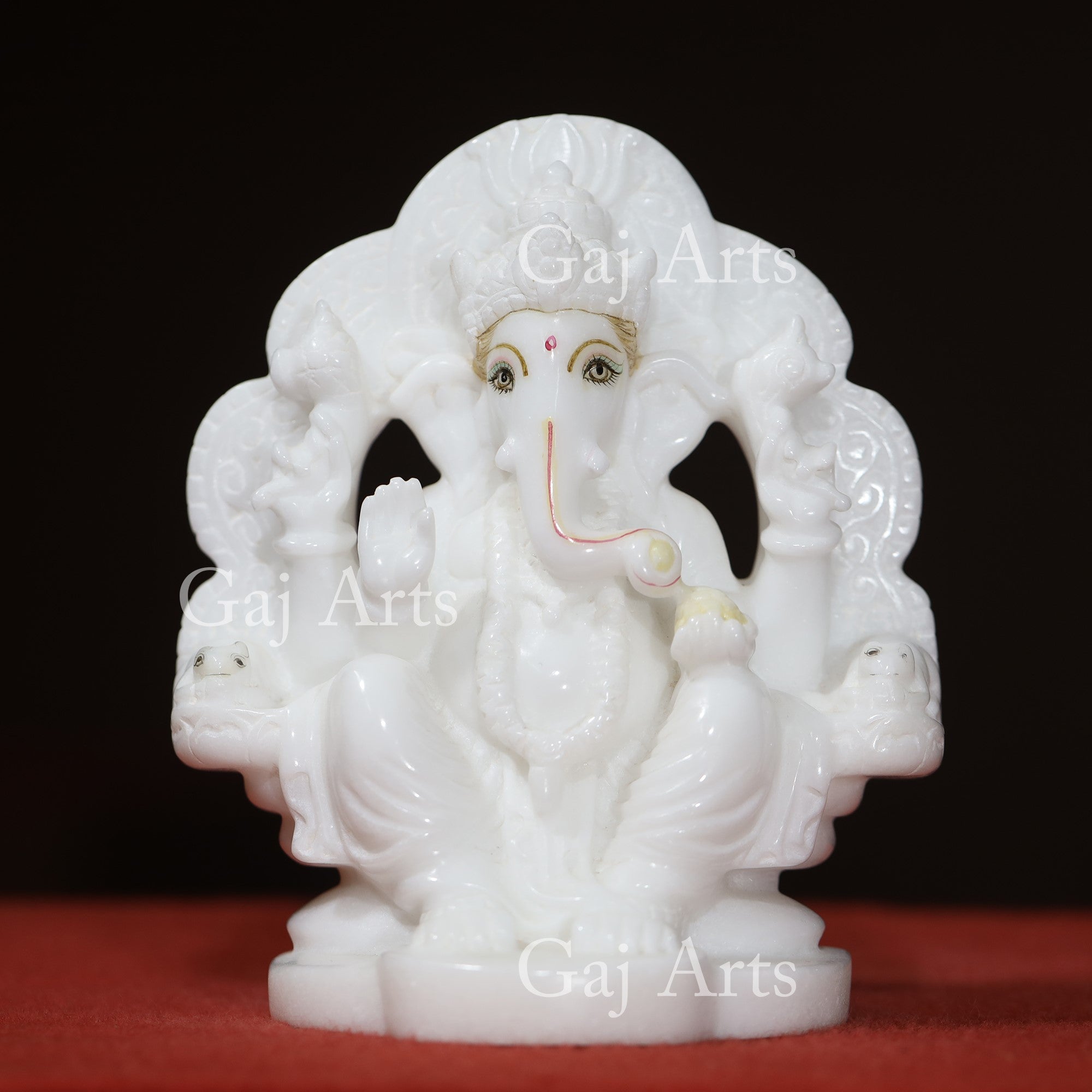 Buy online Ganesh Murti Mumbai Ganesh Marble Murti Marble God Statue