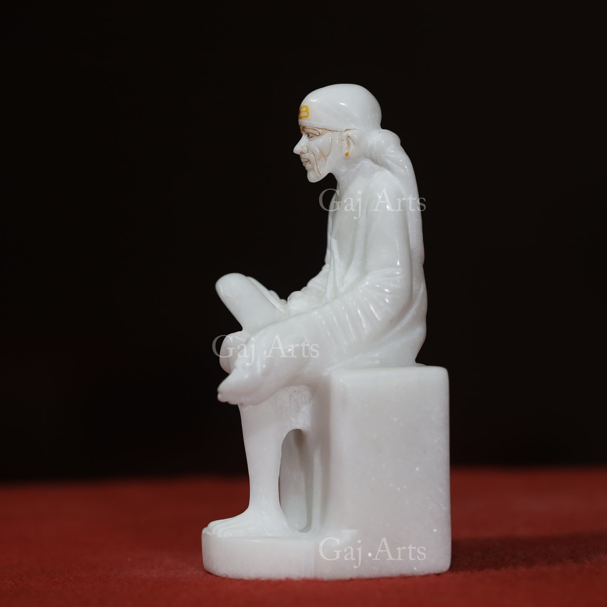 Marble Sai Baba Idol | 6 Inch