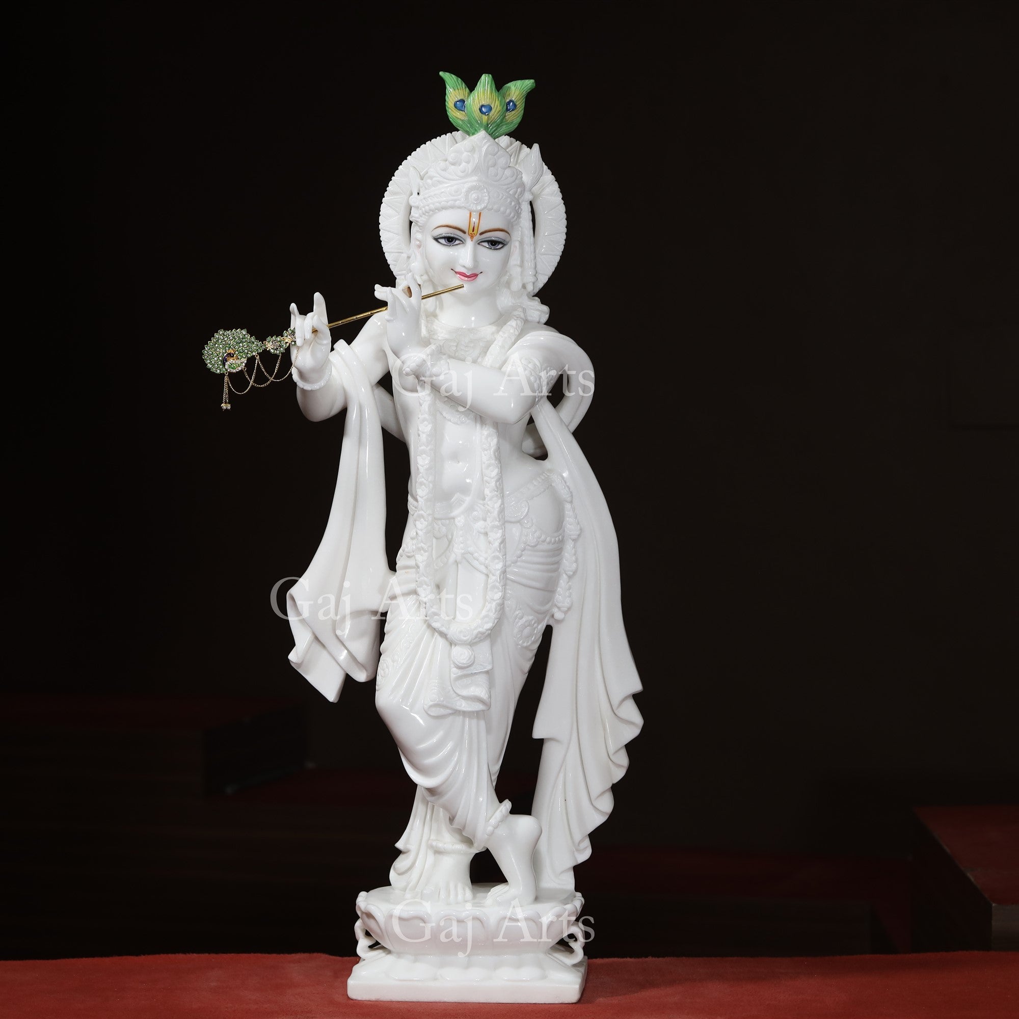Krishna Standing with Flute | 48 Inch
