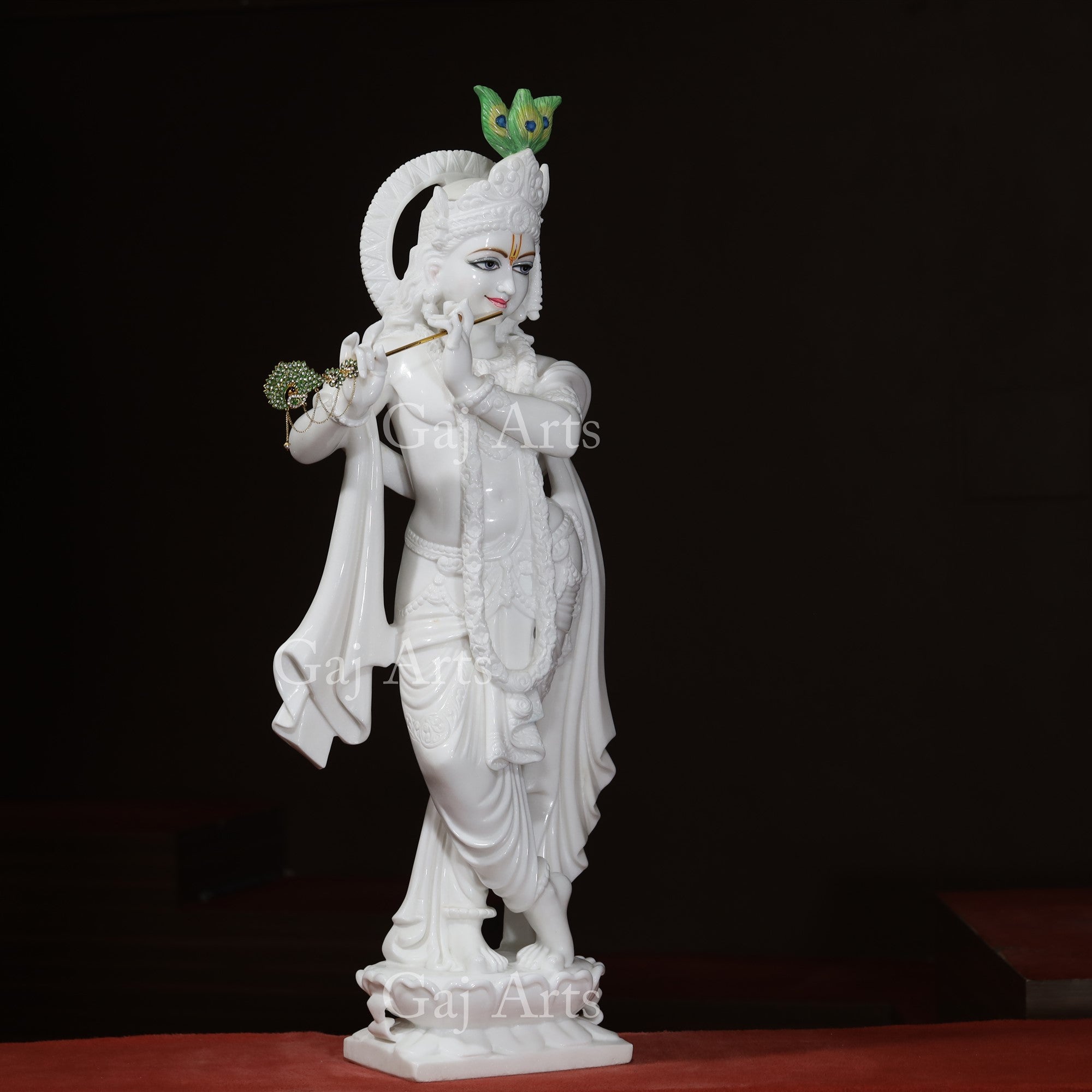 Krishna Standing with Flute | 48 Inch