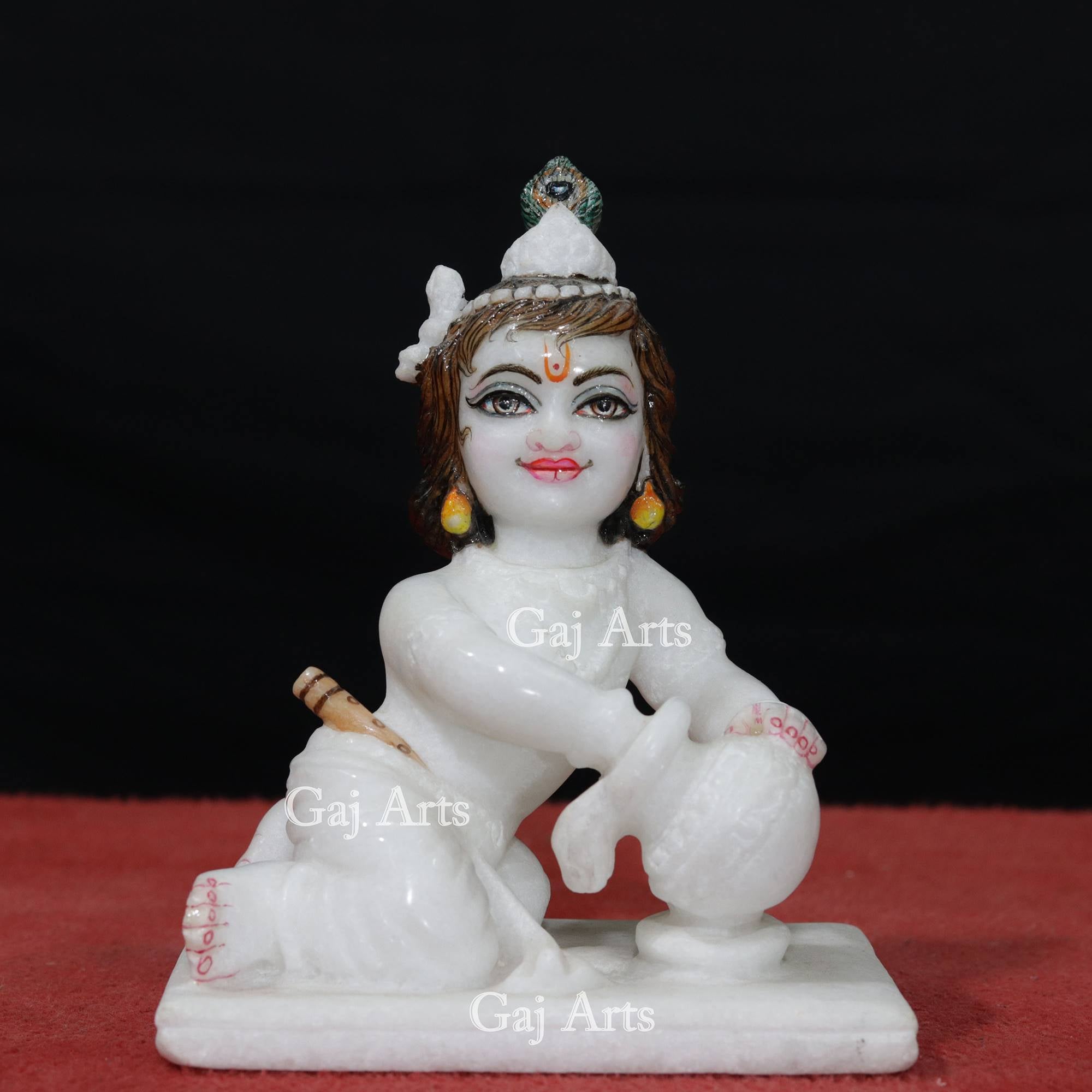 Super White Bal Gopal Idol | 7 Inch