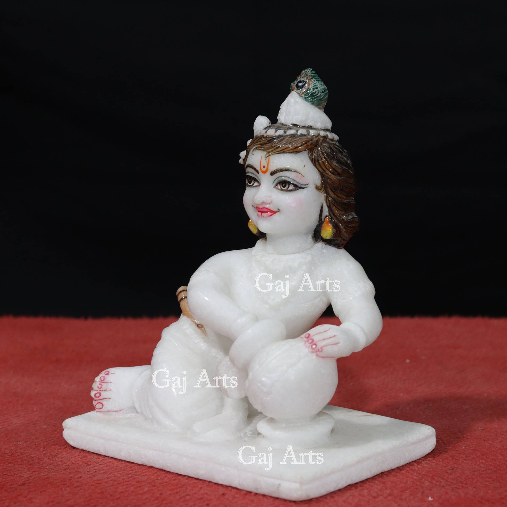 Super White Bal Gopal Idol | 7 Inch