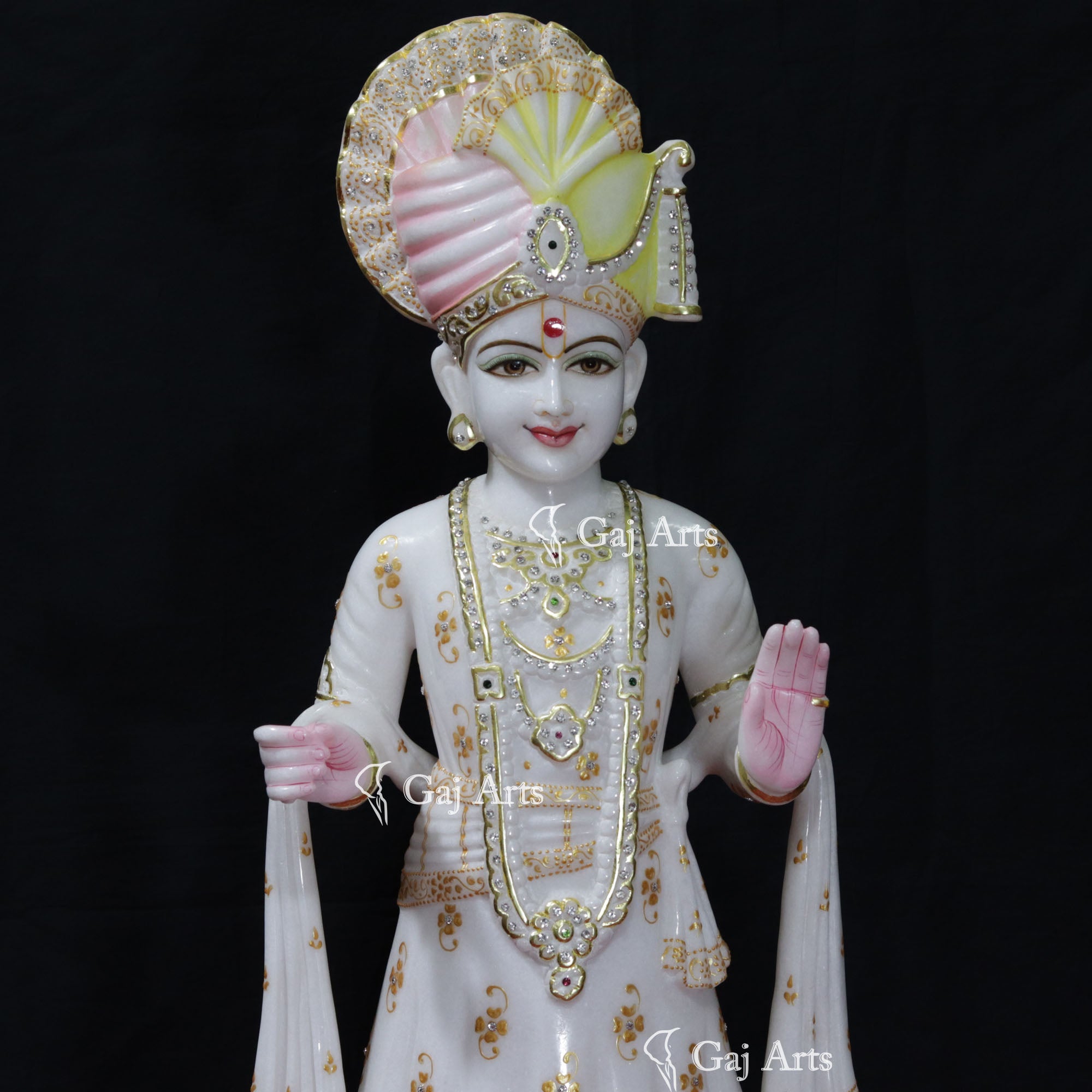 Marble Swami Narayan Idol | 30 Inch
