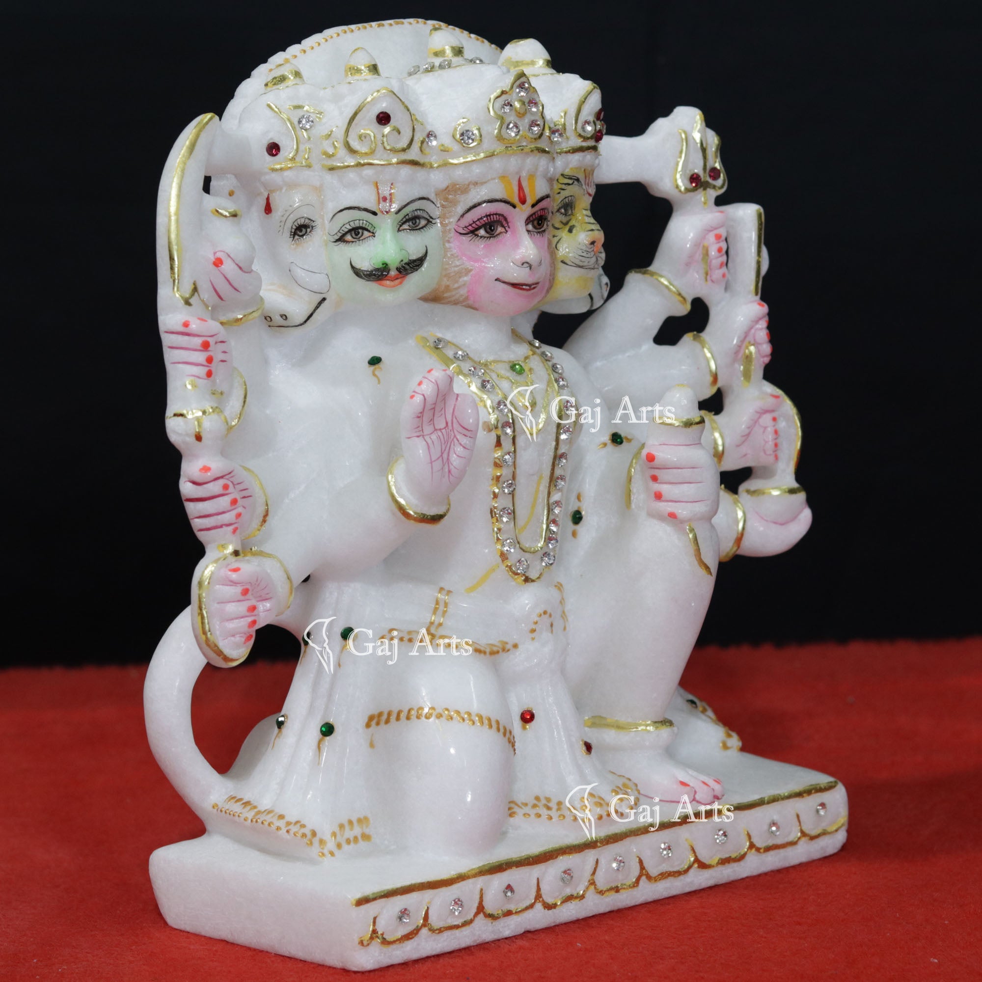 Panchmukhi Hanuman Ji Idol | 9 Inch