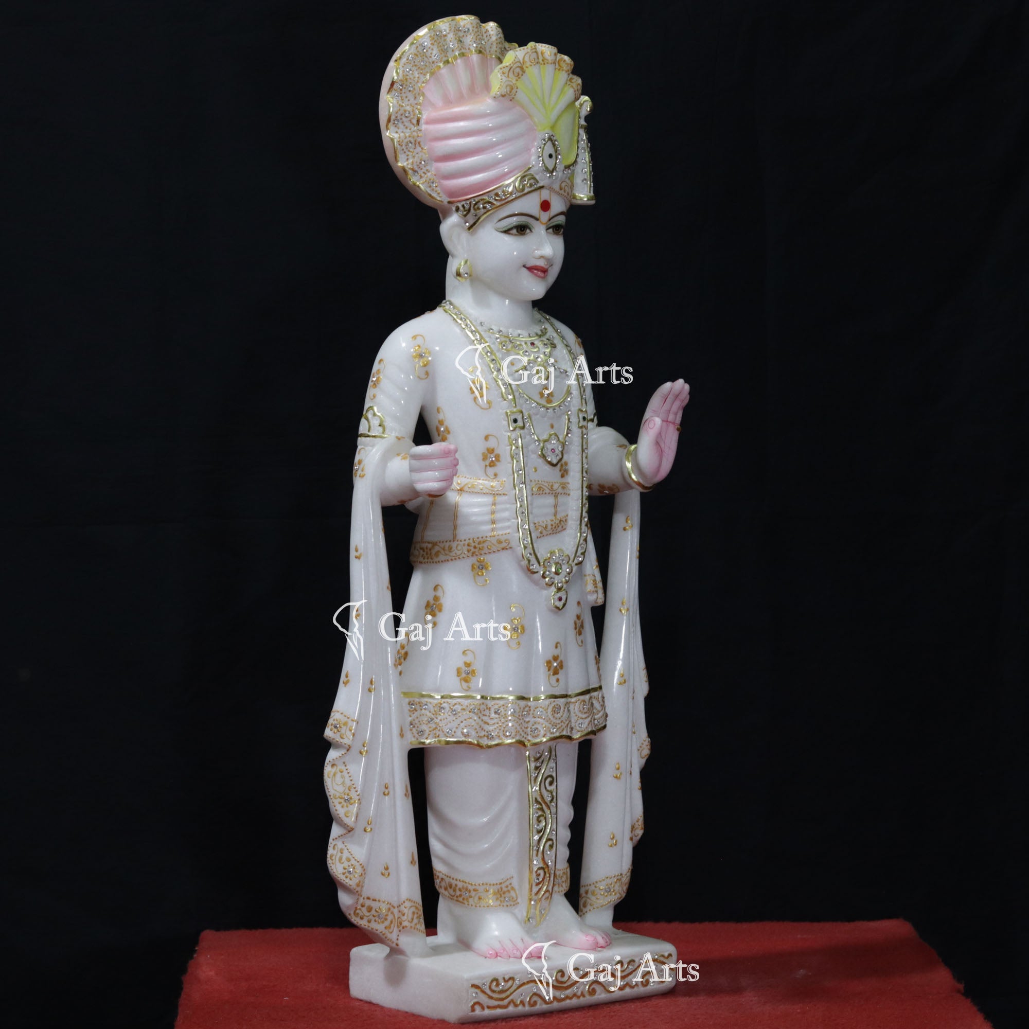 Marble Swami Narayan Idol | 30 Inch