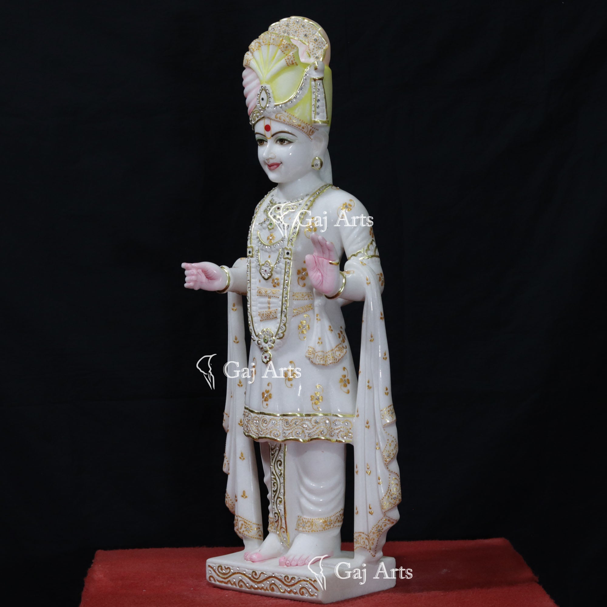 Marble Swami Narayan Idol | 30 Inch