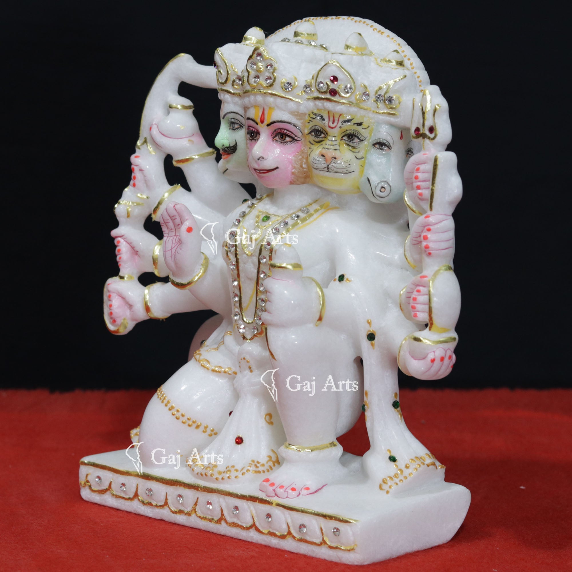 Panchmukhi Hanuman Ji Idol | 9 Inch