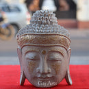 Wooden Buddha Face Wall 12”