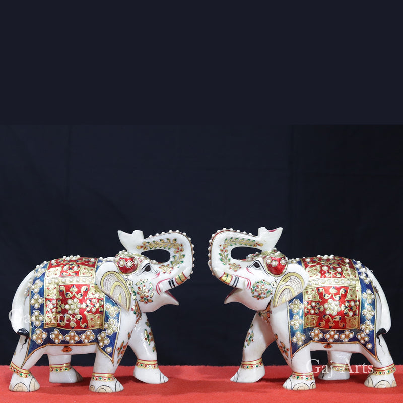 Meenakari Elephant 10”