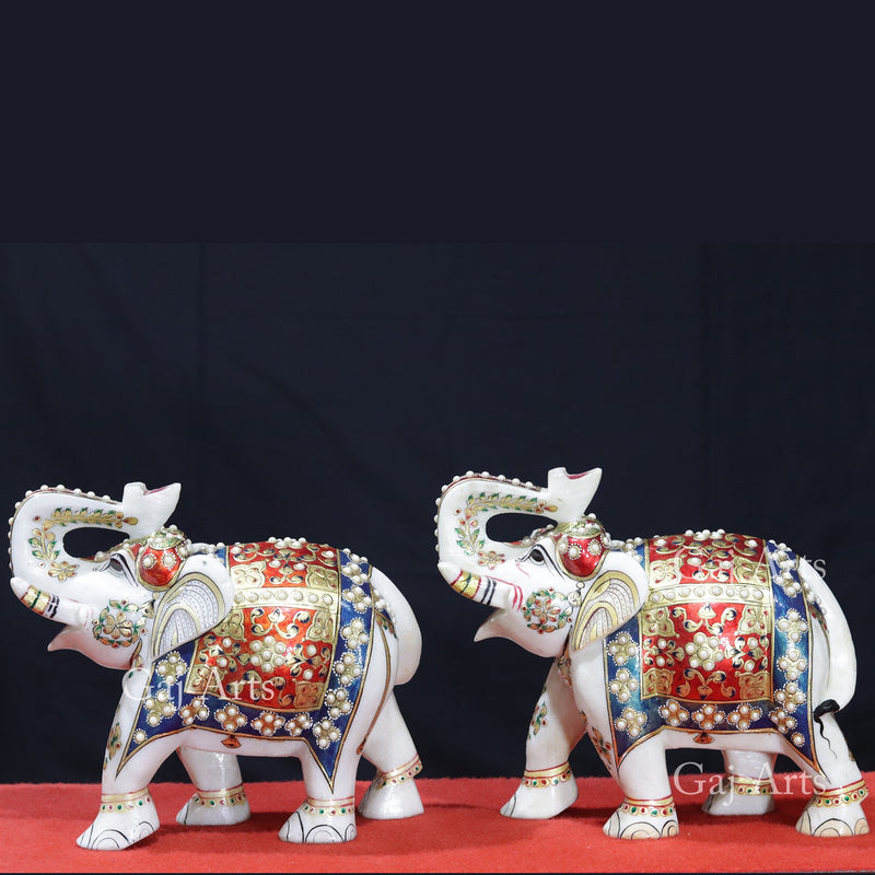 Meenakari Elephant 10”