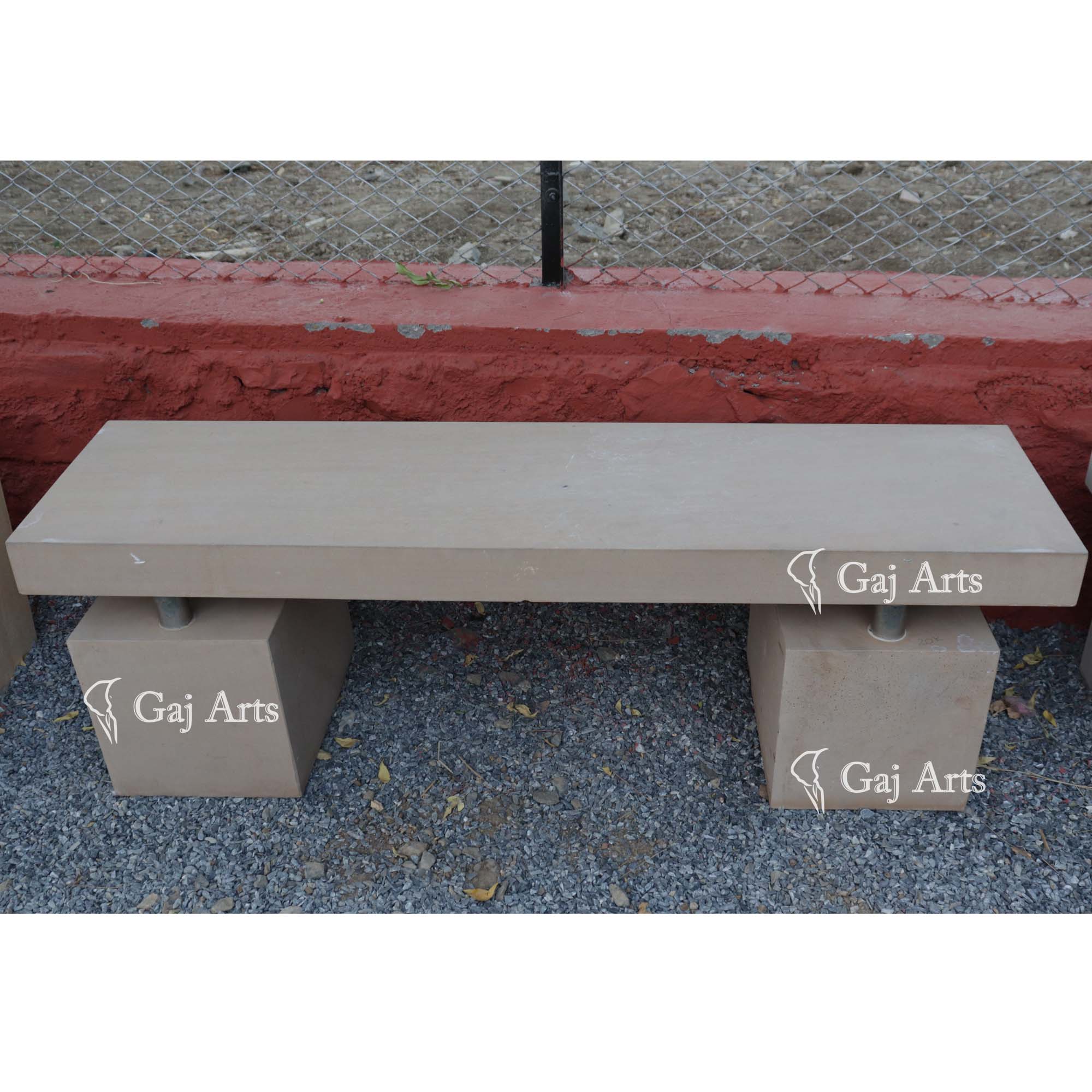 Mint Sandstone Garden Bench | 18 Inch