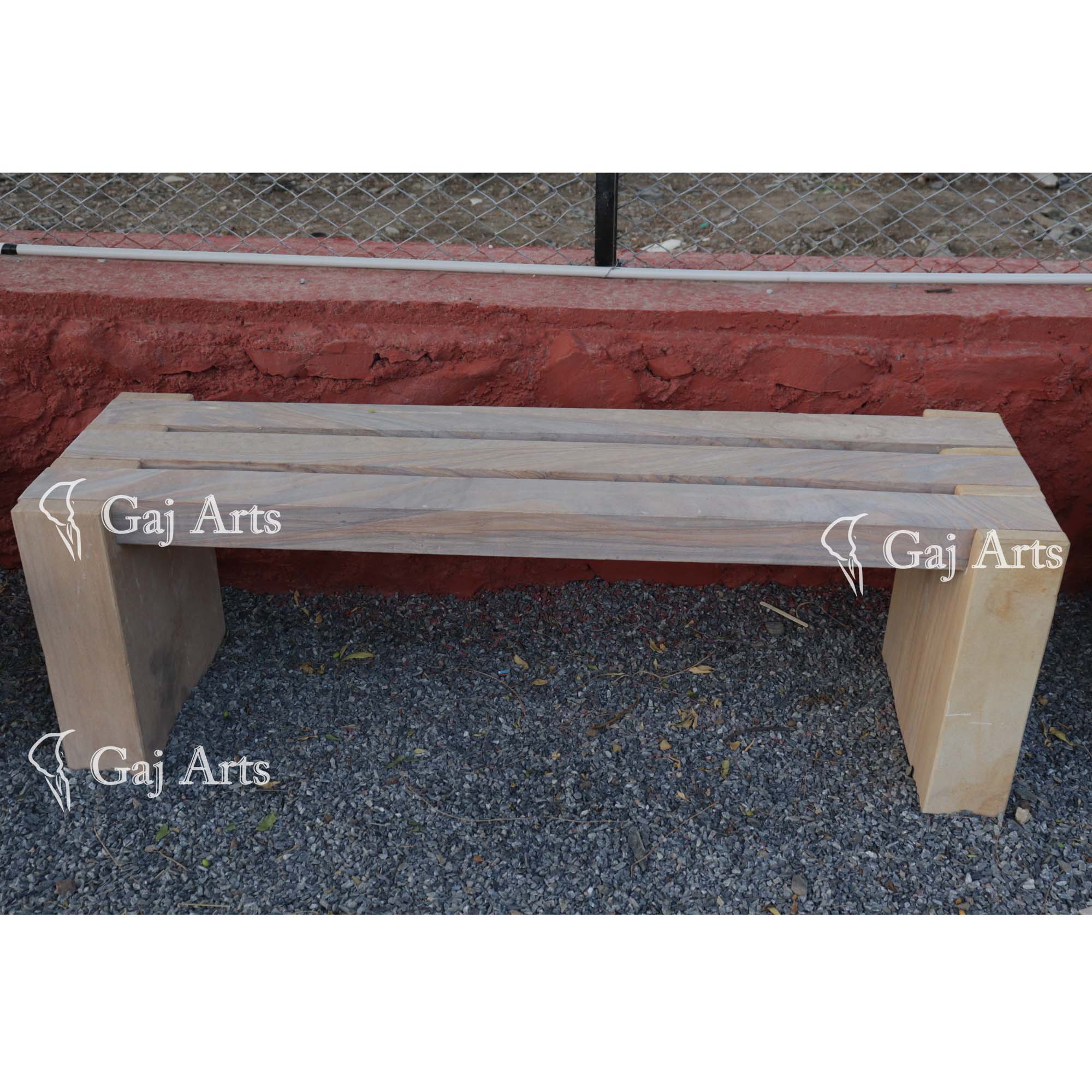 Mint Sandstone Garden Bench | 18 Inch