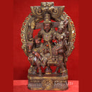 Wooden Shiv Parivar 48”