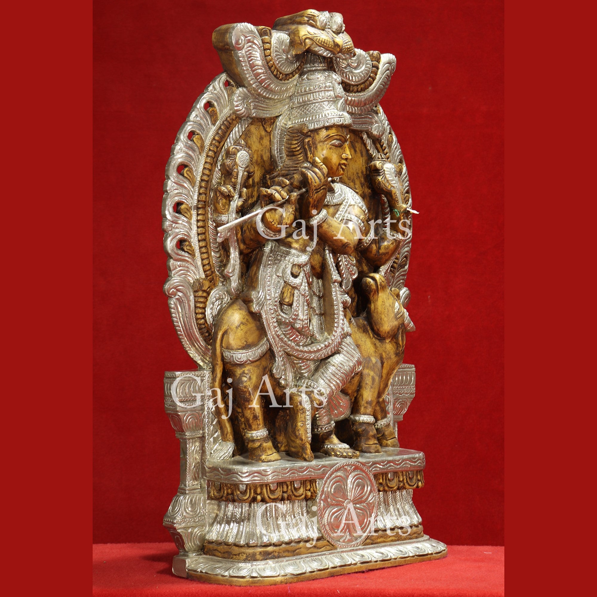 Wooden Go Gopal Idol | 37 Inch