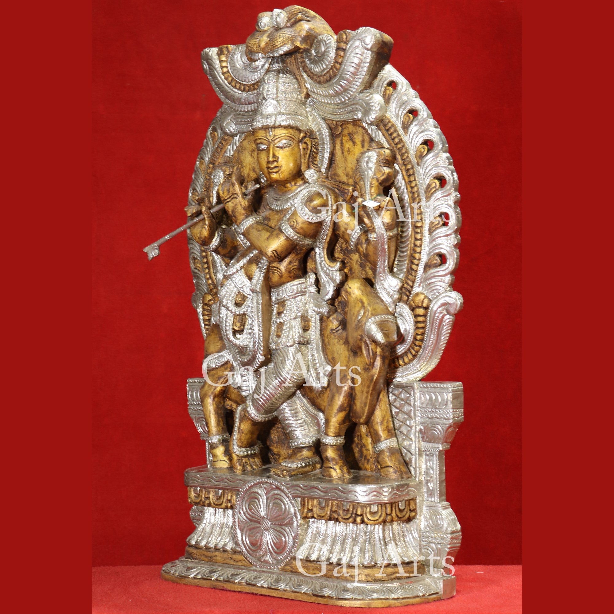 Wooden Go Gopal Idol | 37 Inch