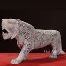 Stone Jali Lion 11”
