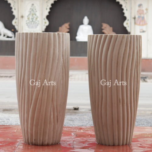 Mint Sandstone Planter | 24 Inch