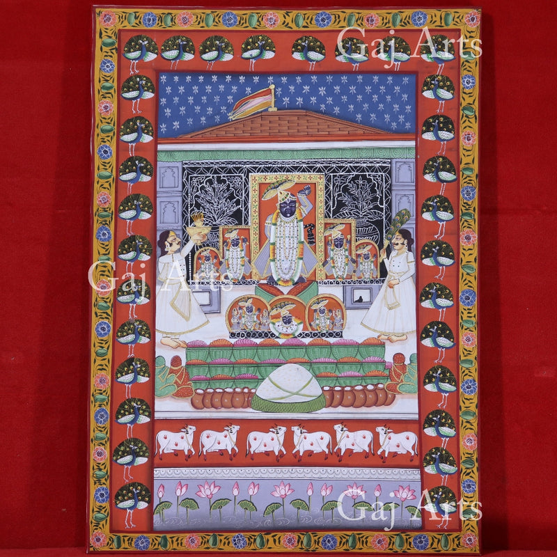 Shrinath ji with Gopis  Pichwai 48”