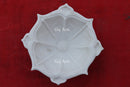 Marble Flower Bowl 9”