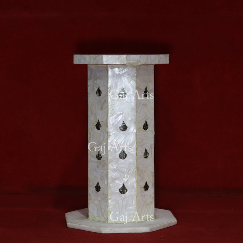 MARBLE INLAY STAND 18”
