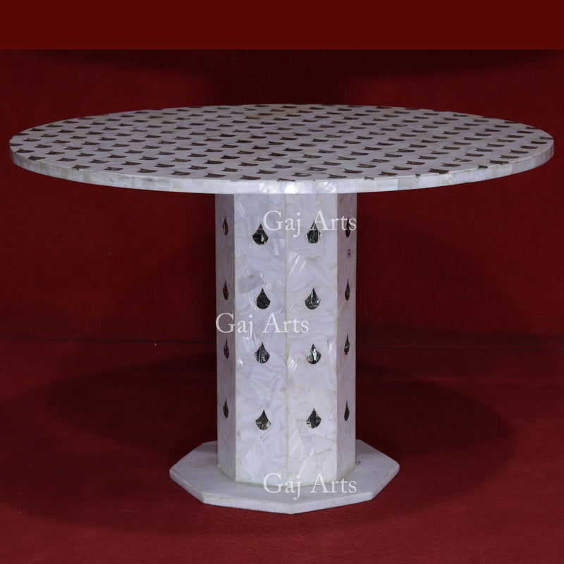 MARBLE INLAY STAND 18”