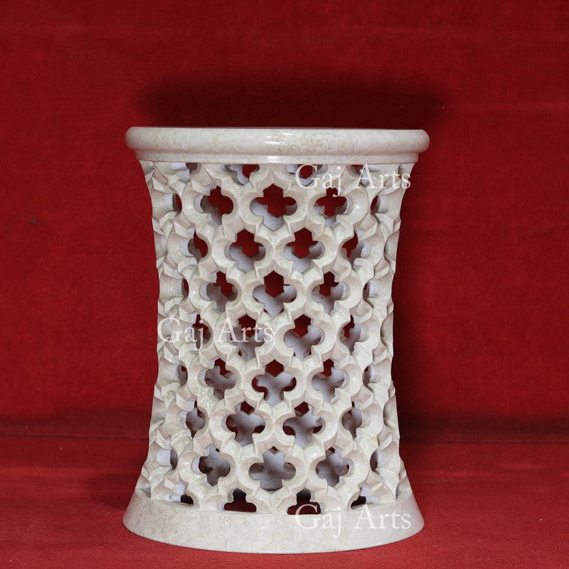 MARBLE JALI STAND 18”