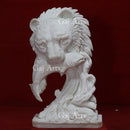 Marble Bear Face 27”